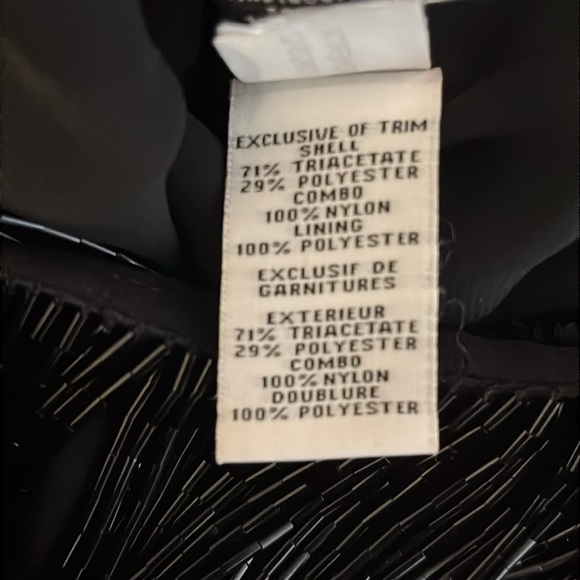 Diane Von Furstenberg | Margherita beaded little black mini dress Women’s size 2 - Picture 13 of 13